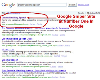 Wedding Speech on Google Sniper Site   Number 1 In Google For  Groom Wedding Speech