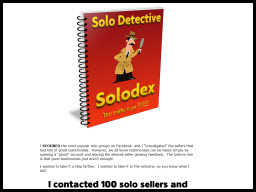 Solo Detective Solodex